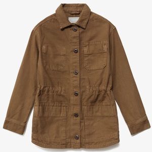 Everlane Walnut Brown Cinchable Chore Jacket